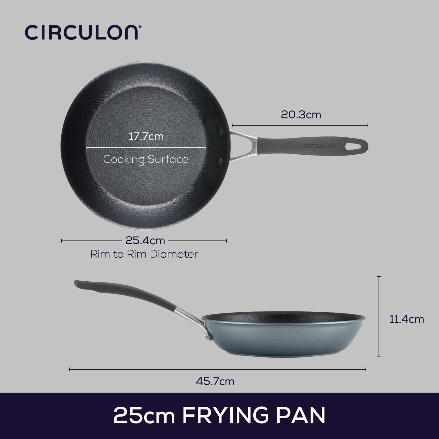 Circulon A1 ScratchDefense Extreme Non-stick Koekenpan 25,4cm