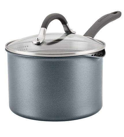 Circulon A1 ScratchDefense Extreme Non-stick Steelpan met Schenktuit & Deksel 18cm/2,8L