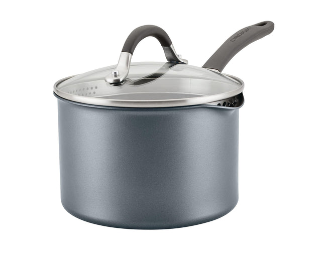 Circulon A1 ScratchDefense Extreme Non-stick Steelpan met Schenktuit & Deksel 18cm/2,8L