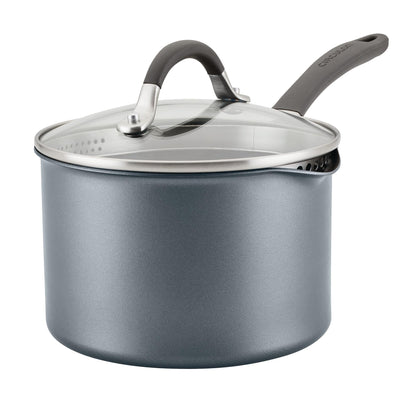Circulon A1 ScratchDefense Extreme Non-stick Steelpan met Schenktuit & Deksel 18cm/2,8L