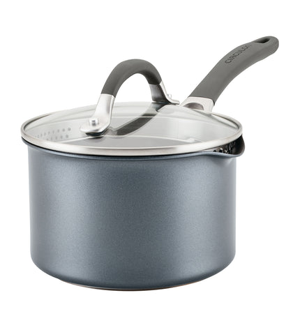 Circulon A1 ScratchDefense Extreme Non-stick Steelpan met Schenktuit & Deksel 16cm/1,8L