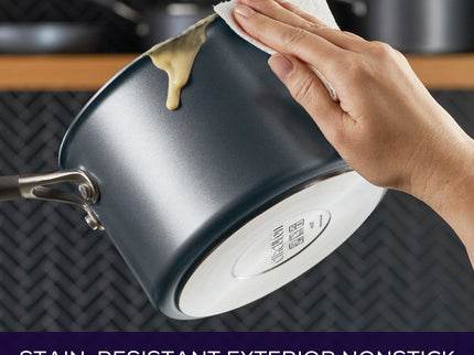 Circulon A1 ScratchDefense Extreme Non-stick Steelpan met Schenktuit & Deksel 18cm/2,8L