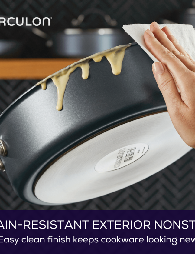 Circulon A1 ScratchDefense Extreme Non-stick Sauteuse met Deksel en Hulphandvat 28cm/4,7L