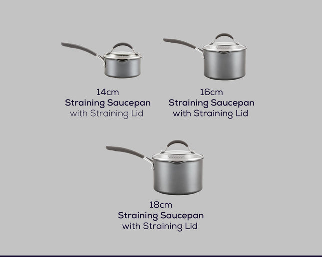 Circulon A1 ScratchDefense Extreme Non-stick Steelpannenset, 3-delig