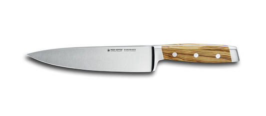 First Class Wood Koksmes met vingerbeschermer 21cm