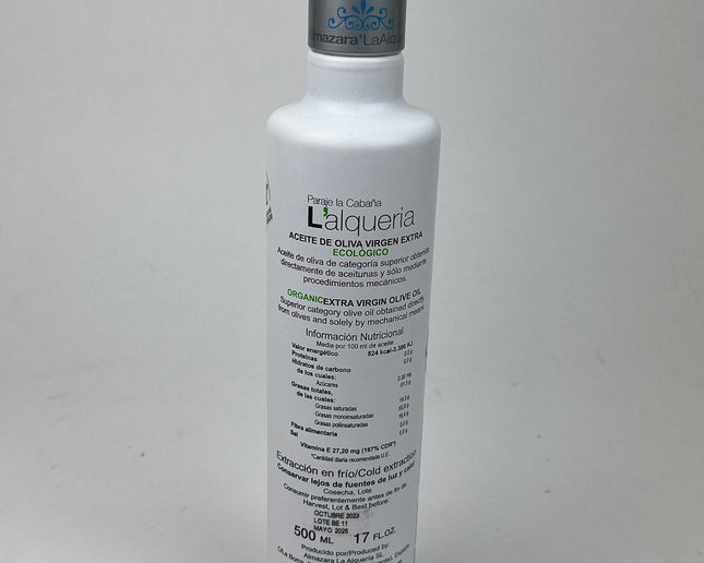 Biologische extra vierge Olijfolie Blanqueta