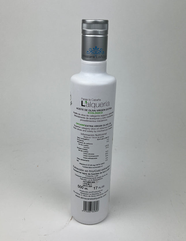 Biologische extra vierge Olijfolie Blanqueta