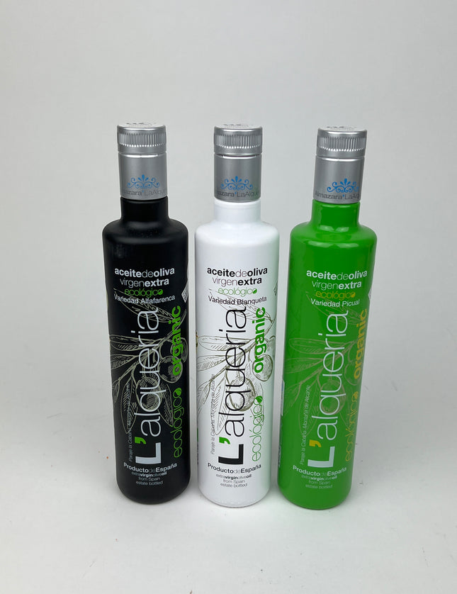 Biologische Extra vierge olijfolie set van 3x500ml