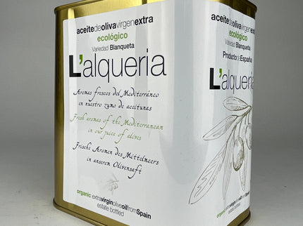 Biologische extra vierge Olijfolie Blanqueta