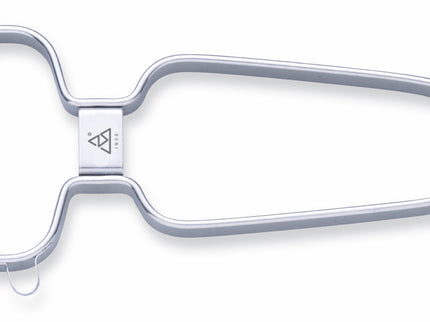 Triangle Dunschiller horizontaal gekarteld lemmet rvs - L 90mm - op kaart