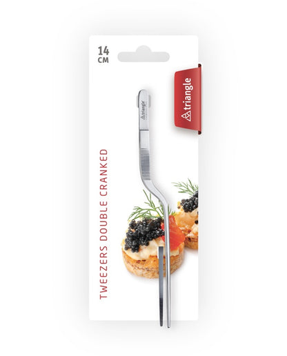 Triangle Keukenpincet met dubbele knik - L 140mm - op kaart