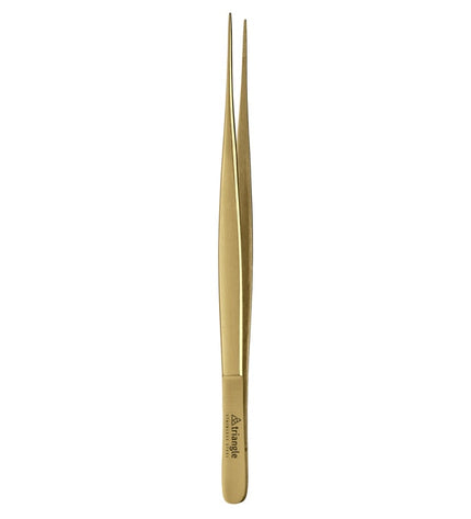 Triangle Keukenpincet recht - L 150mm - Goud - op kaart