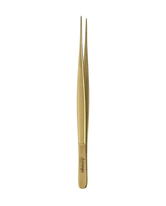 Triangle Keukenpincet recht - L 150mm - Goud - op kaart