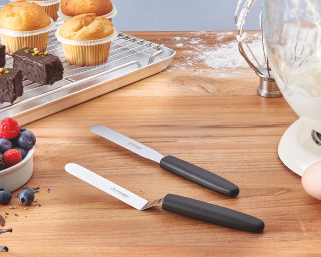 Triangle Paletmes met knik - L 90mm - op kaart