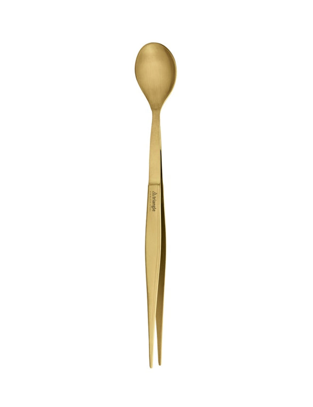 Triangle Proeflepel en keukenpincet - Goud - op kaart