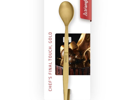 Triangle Proeflepel en keukenpincet - Goud - op kaart