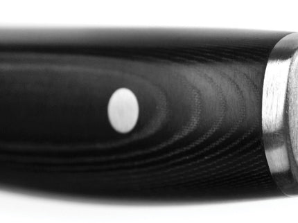 Yaxell Ran Santoku mes - L 125mm - 69 laags roestvrij damast staal met canvas micarta heft