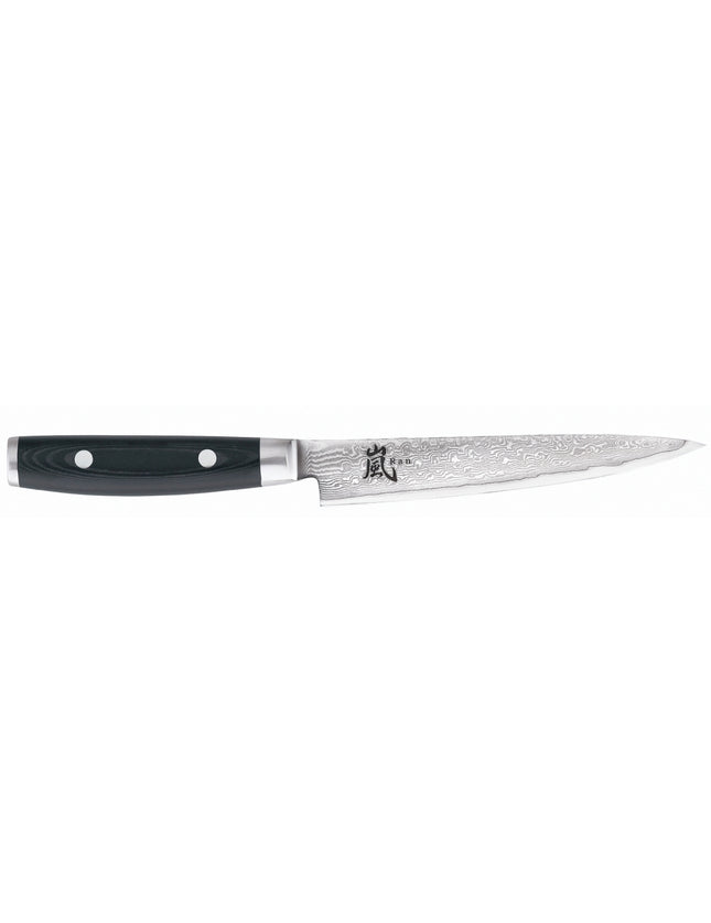 Yaxell Ran Vleesmes - L 150mm - 69 laags roestvrij damast staal met canvas micarta heft