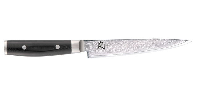 Yaxell Ran Vleesmes - L 180mm - 69 laags roestvrij damast staal met canvas micarta heft