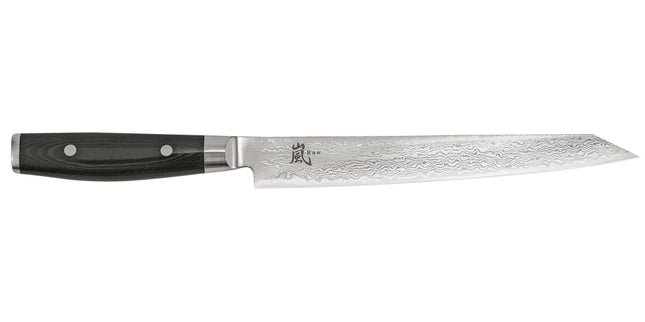 Yaxell Ran Vleesmes - L 230mm - 69 laags roestvrij damast staal met canvas micarta heft