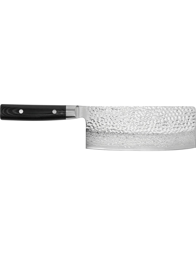 Yaxell Zen Chinees koksmes - L 180mm - 37 laags roestvrij damast staal met canvas micarta heft