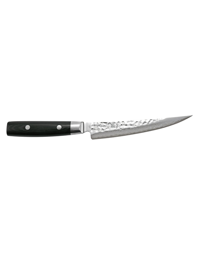 Yaxell Zen Uitbeenmes gebogen - L 150mm - 37 laags roestvrij damast staal met canvas micarta heft